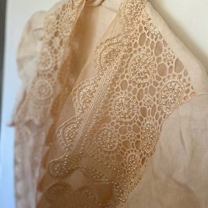 Pearl Embroidered Top